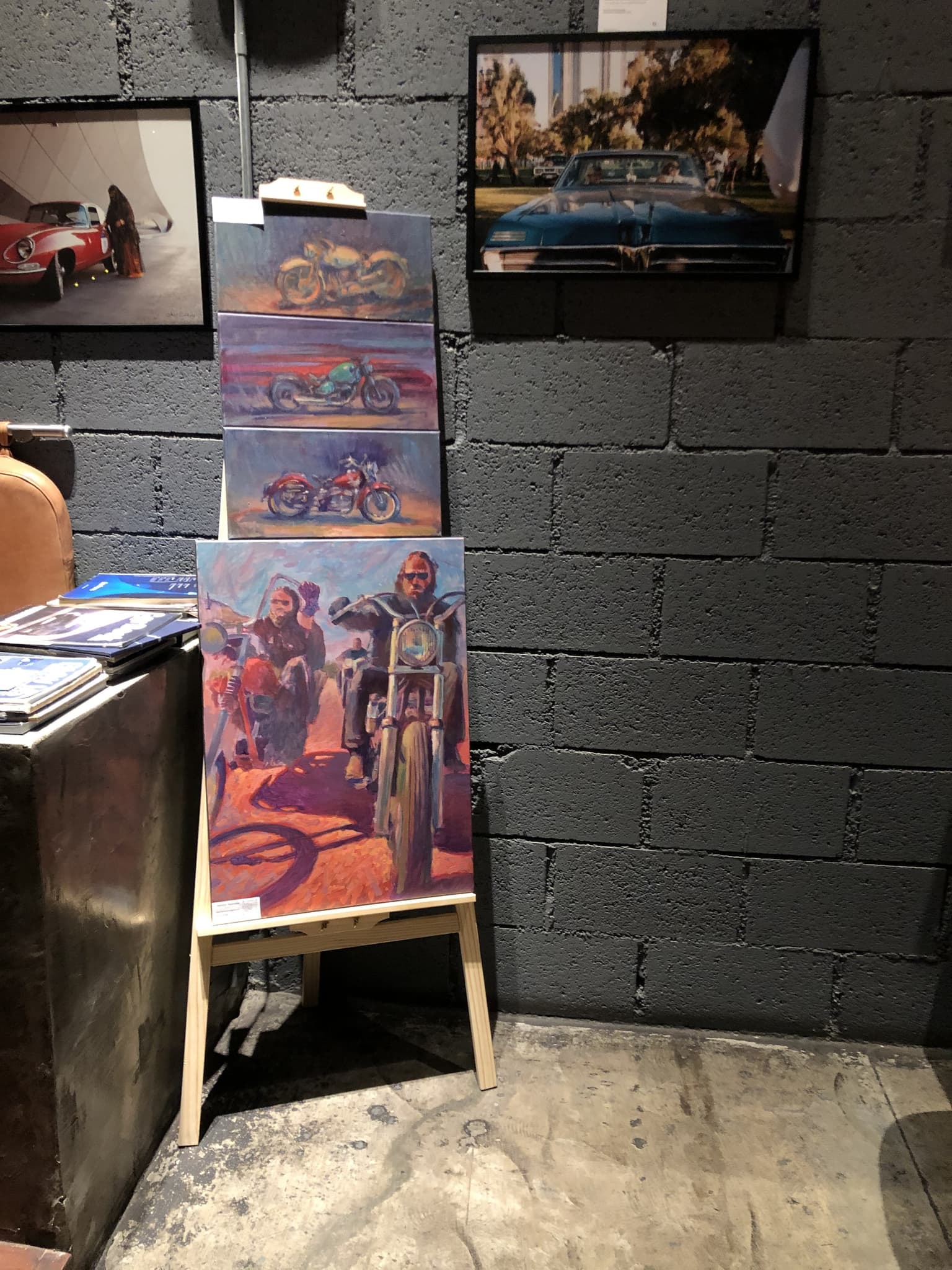 Art of Motorcycle exhibition detail