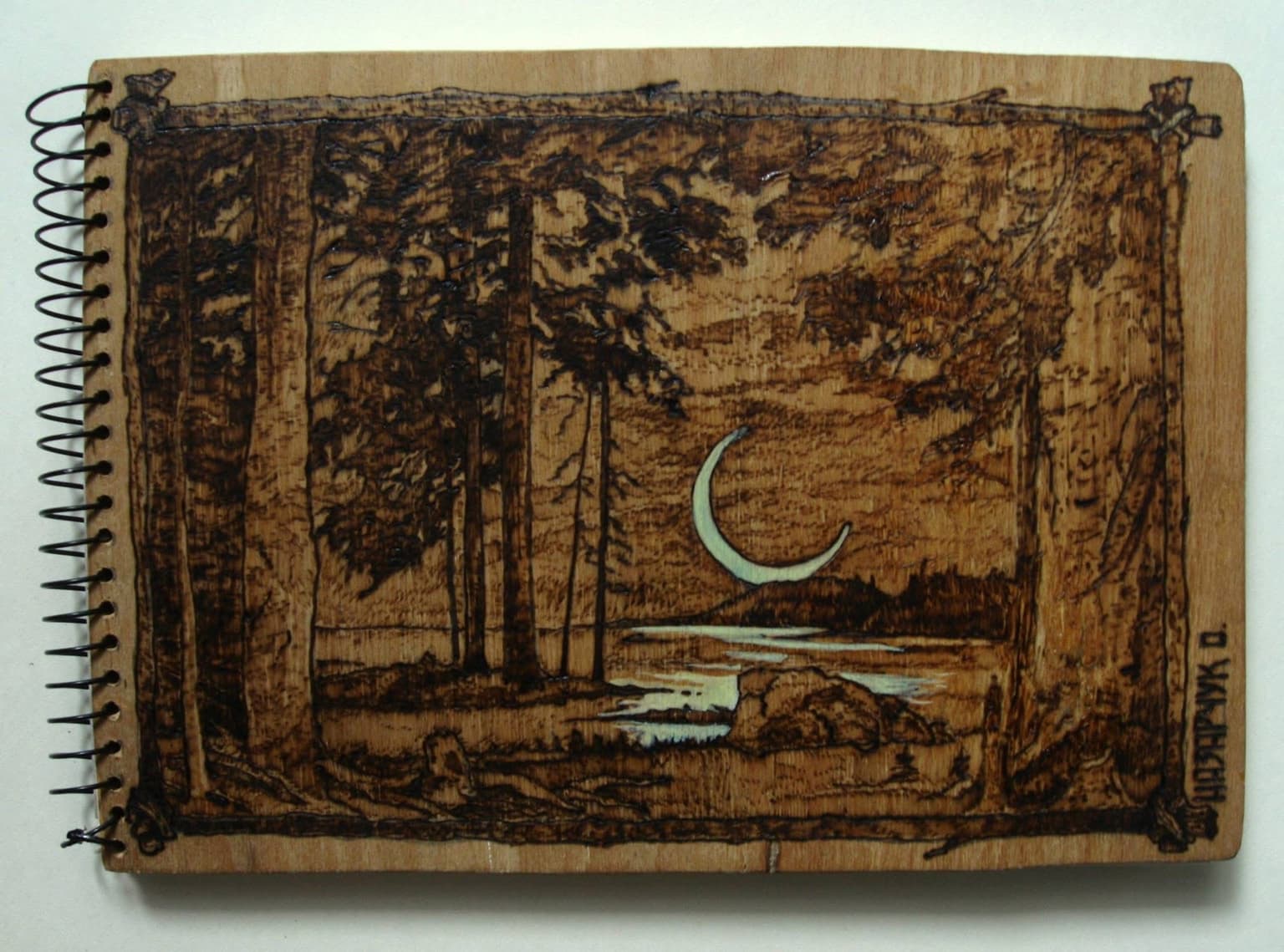 Woodburning technique notebook