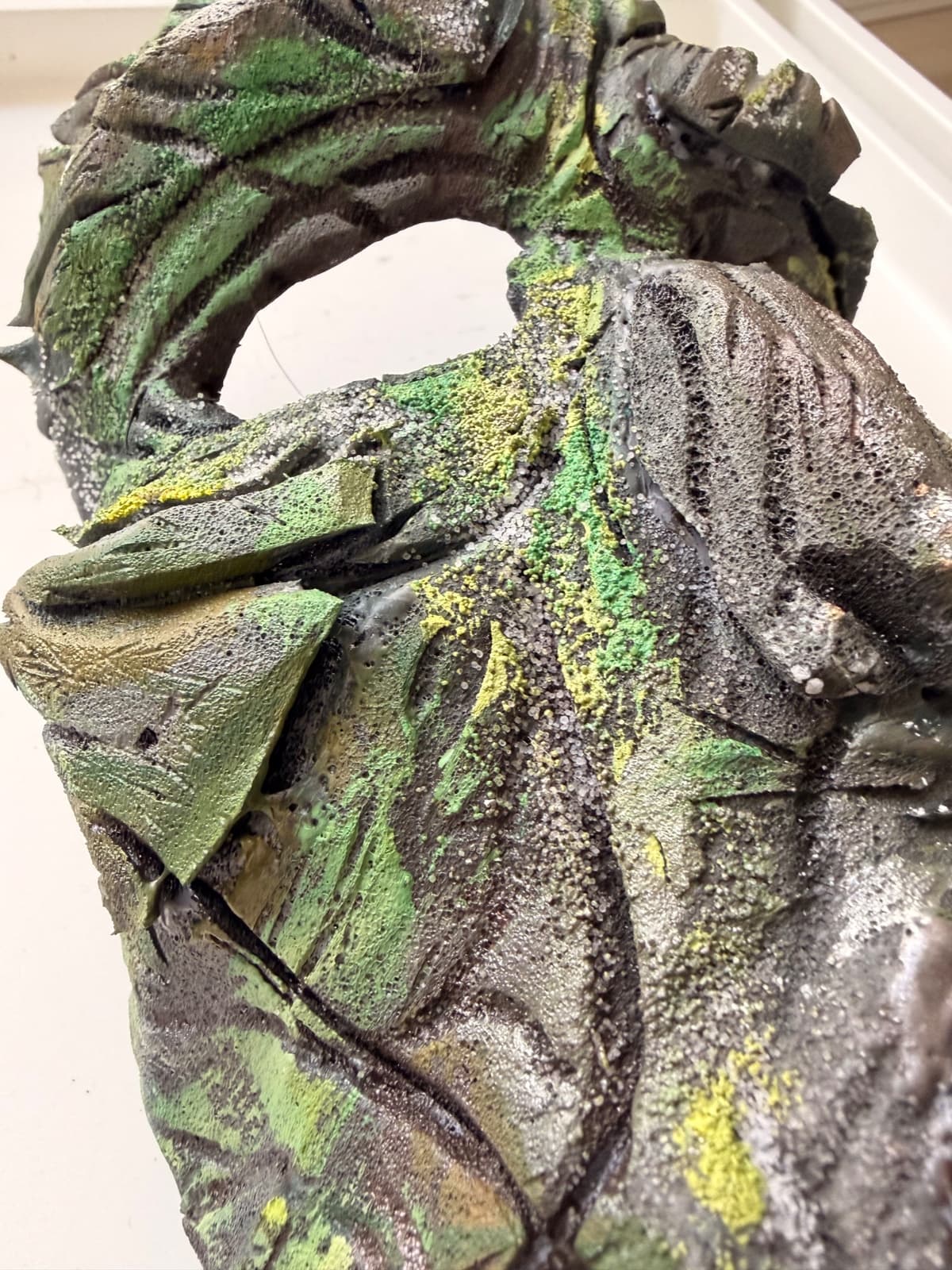 Handcrafted scenic prop